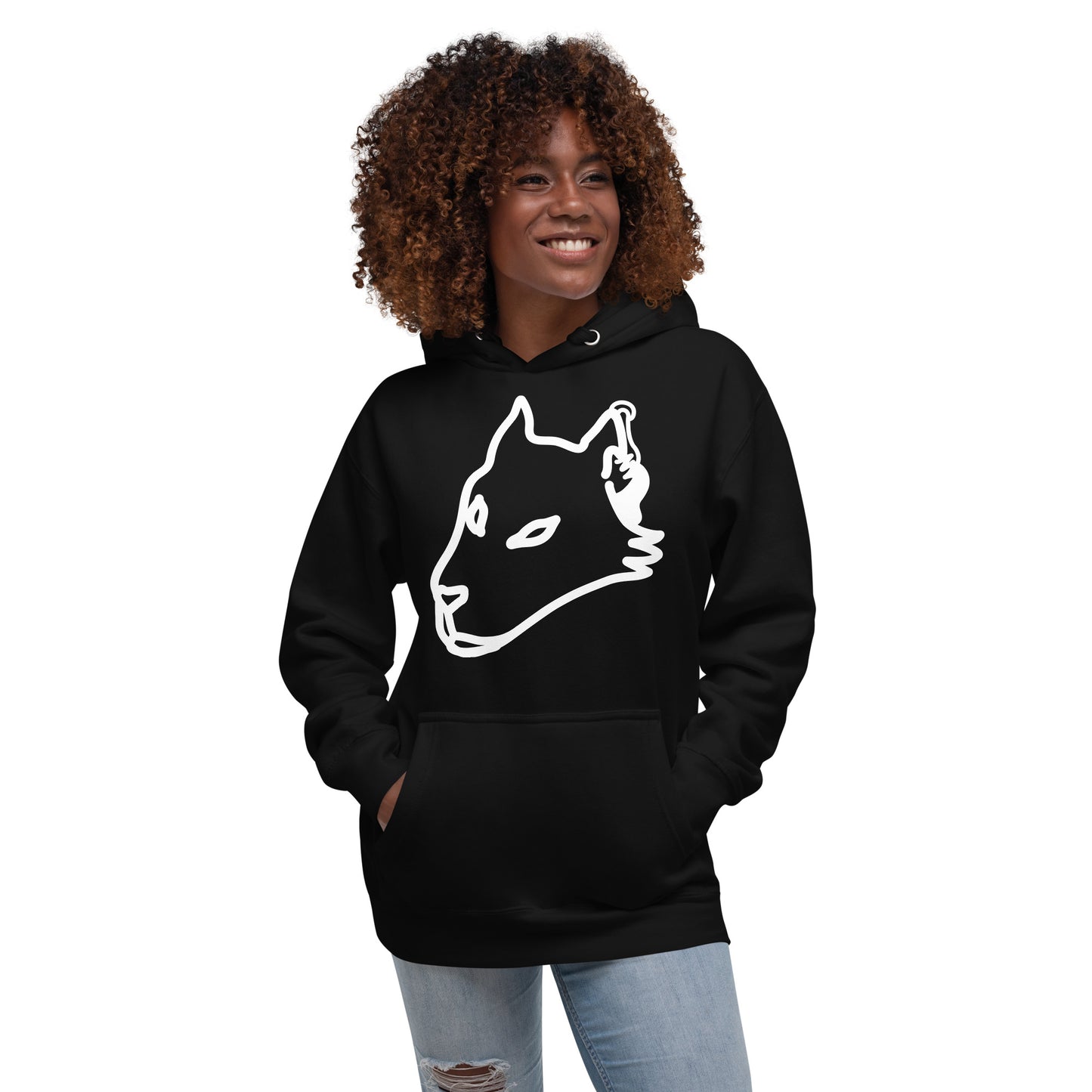 Wolf | Black Hoodie