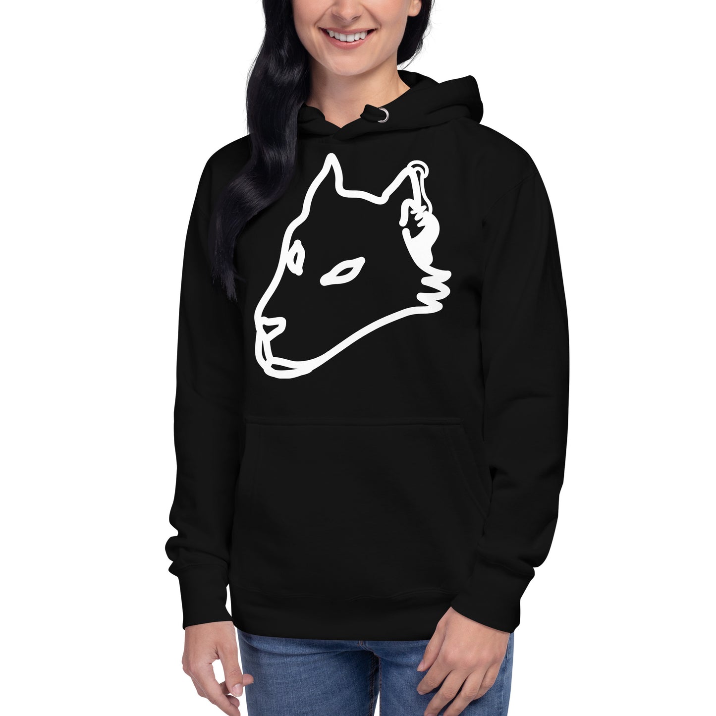 Wolf | Black Hoodie