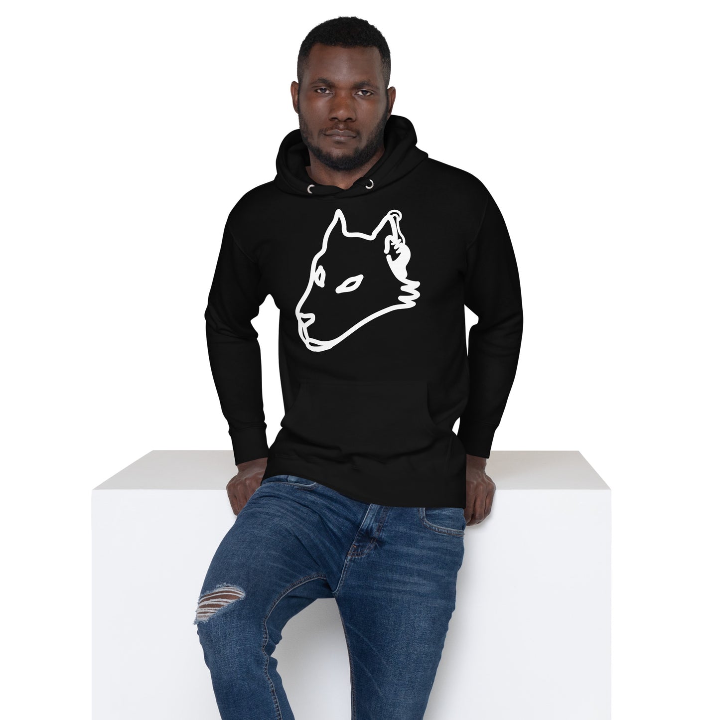 Wolf | Black Hoodie